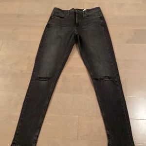 Brand new banana republic dark wash skinny mid rise stretch size 28 LONG